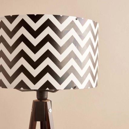 Lampadaire AYD 1xE27/40W/230V marron/noir/blanc