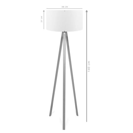 Lampadaire AYD 1xE27/40W/230V marron/vert