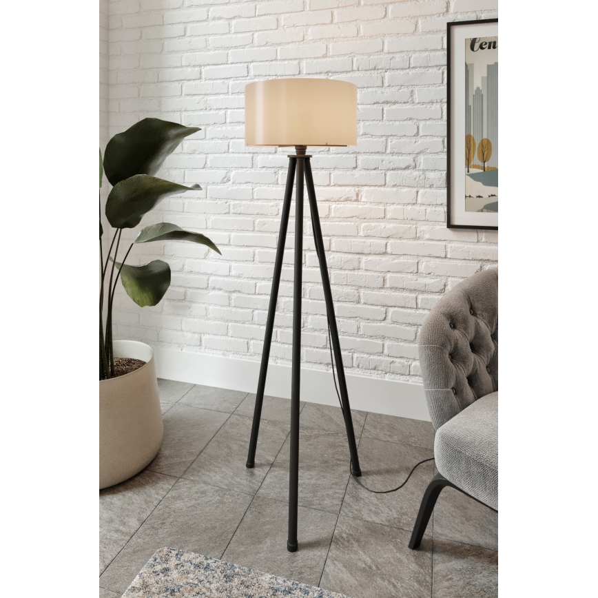 Lampadaire AYD 1xE27/40W/230V noir/gris
