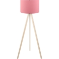Lampadaire AYD 1xE27/40W/230V, rose/beige