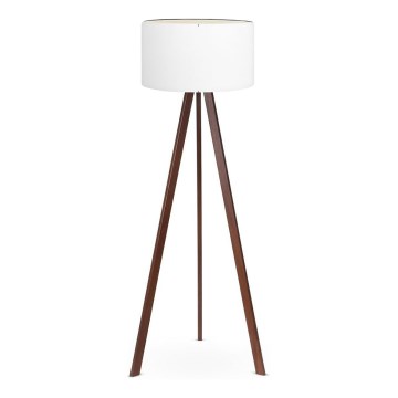 Lampadaire AYD 1xE27/60W/230V blanc/marron