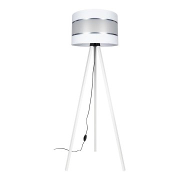 Lampadaire CORAL 1xE27/60W/230V blanc/chrome mat