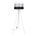 Lampadaire CORAL 1xE27/60W/230V blanc/noir/chrome mat