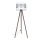 Lampadaire CORAL 1xE27/60W/230V marron/blanc/chrome mat