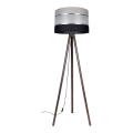 Lampadaire CORAL 1xE27/60W/230V marron/noir/gris/chrome mat