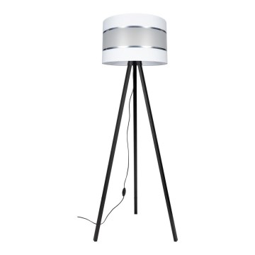 Lampadaire CORAL 1xE27/60W/230V wenge/blanc/chrome mat