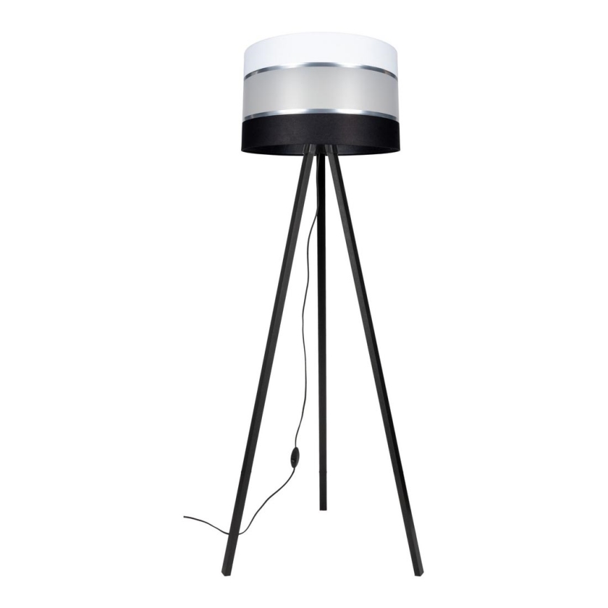 Lampadaire CORAL 1xE27/60W/230V wenge/noir/blanc/chrome mat