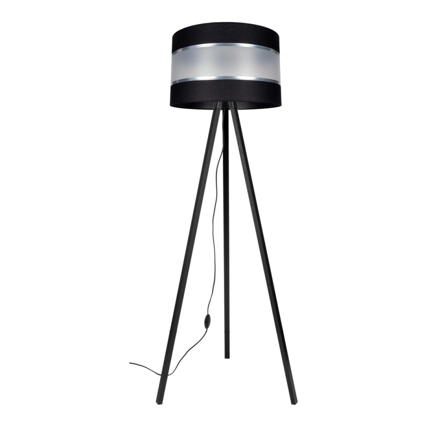 Lampadaire CORAL 1xE27/60W/230V wenge/noir/chrome mat