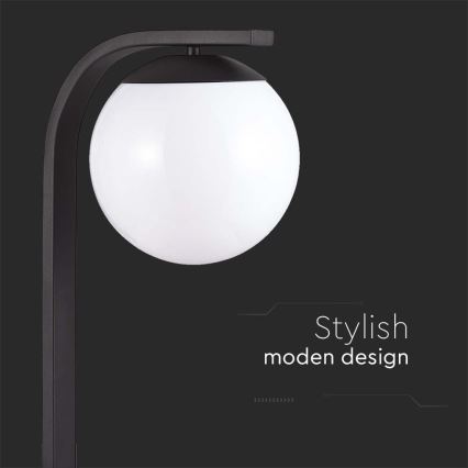 Lampadaire d'extérieur 1xE27/60W/230V IP44 noir