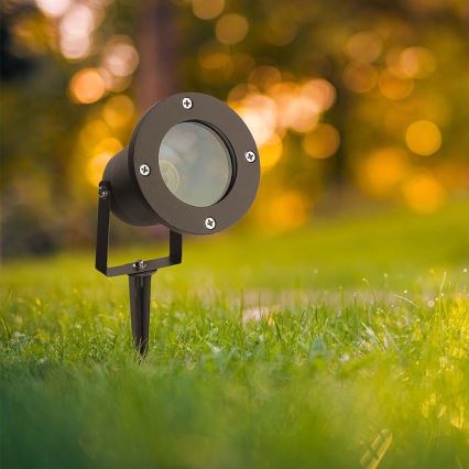 Lampadaire d'extérieur 1xGU10/35W/230V IP65