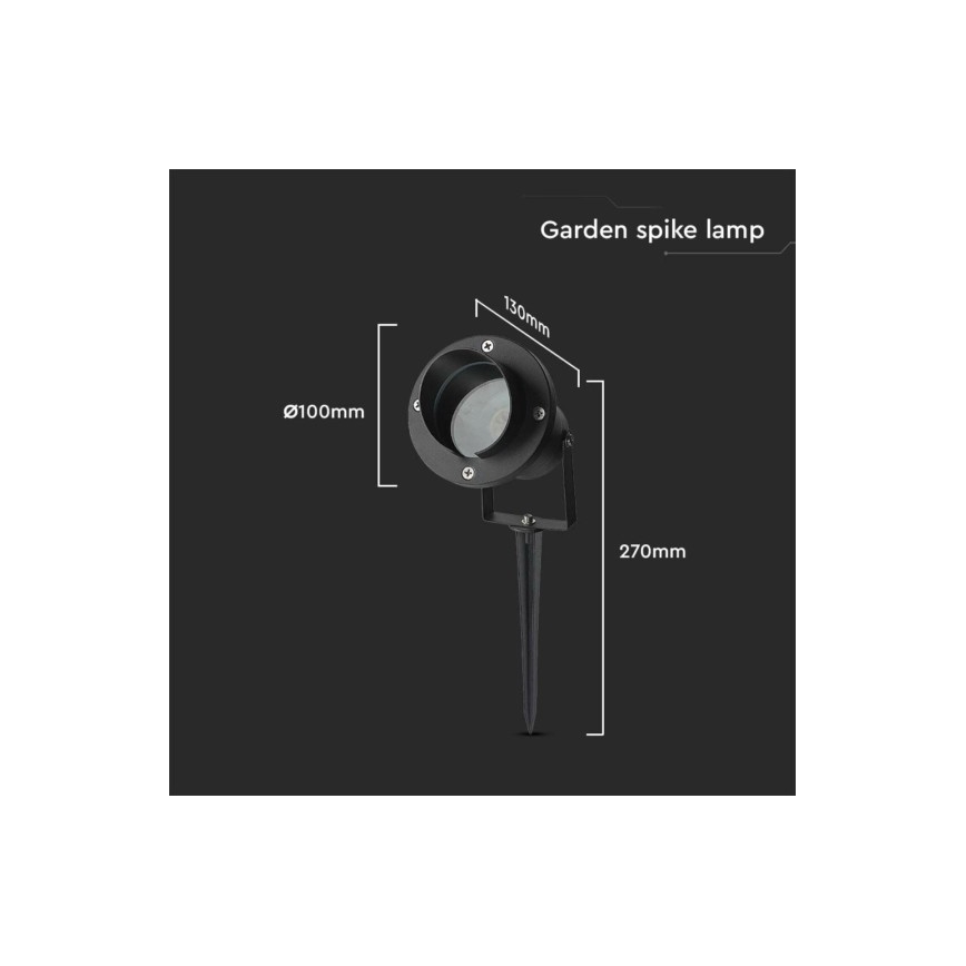 Lampadaire d'extérieur 1xGU10/35W/230V IP65