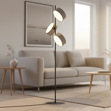 Lampadaire DRUMZ, 3xE14/10W/230V, gris