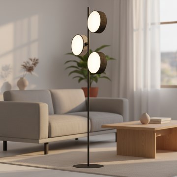 Lampadaire DRUMZ 3xE14/10W/230V noir/gris