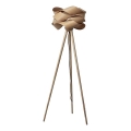 Lampadaire en bois 1xE27/60W/230V massif/placage/frêne