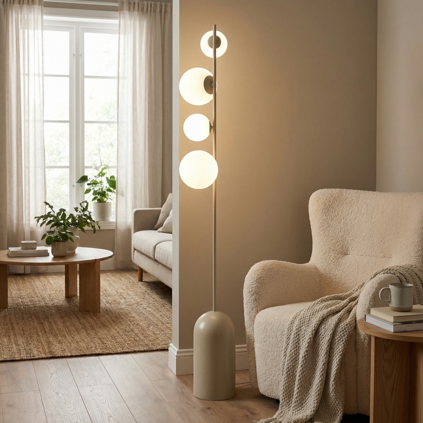 Lampadaire ETNO 4xG9/8W/230V beige
