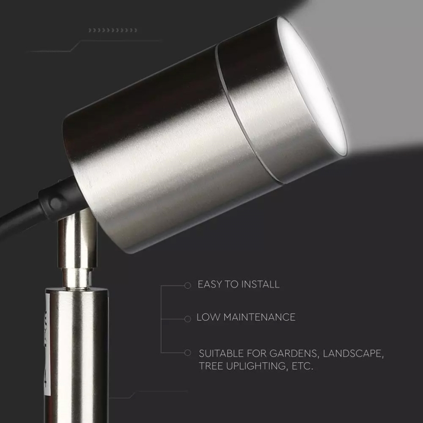 Lampadaire extérieur 1xGU10/35W/230V IP44