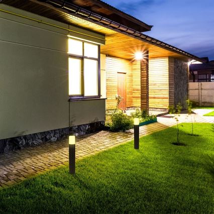 Lampadaire extérieur 1xGU10/35W/230V IP54 50 cm noir