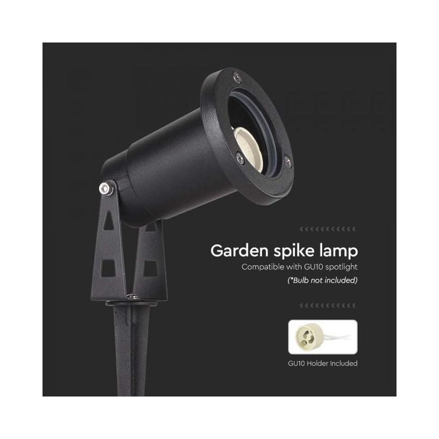 Lampadaire extérieur 1xGU10/35W/230V IP65