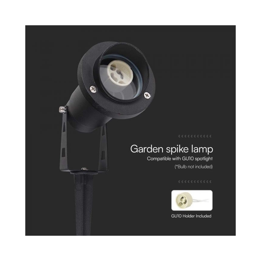 Lampadaire extérieur 1xGU10/35W/230V IP65