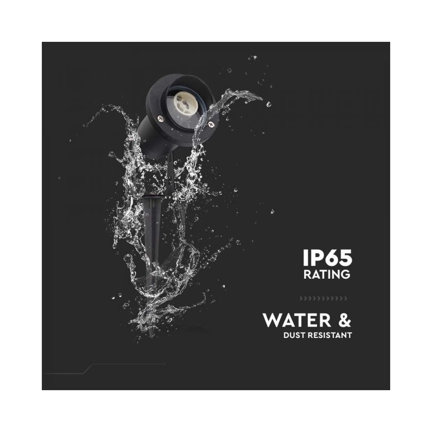 Lampadaire extérieur 1xGU10/35W/230V IP65