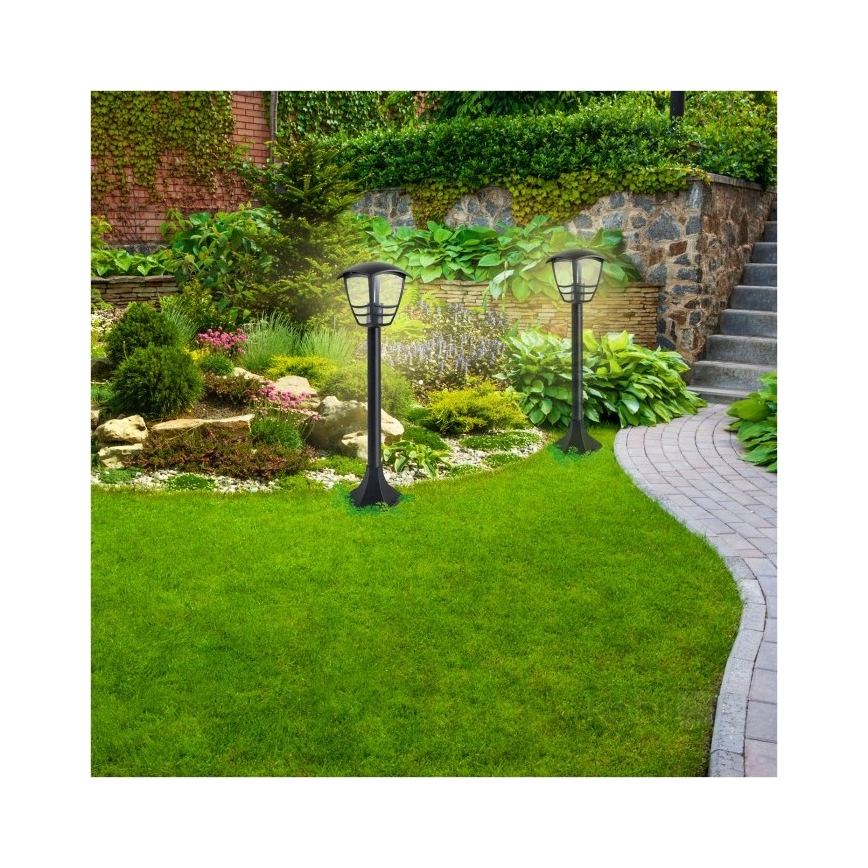 Lampadaire extérieur TEVIO 1xE27/60W/230V IP54 97 cm noir
