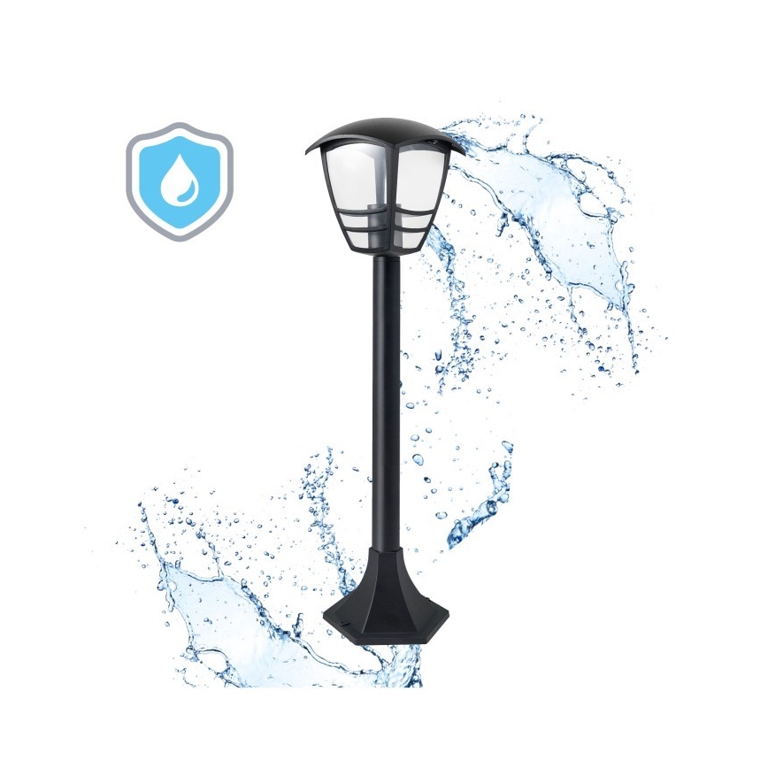 Lampadaire extérieur TEVIO 1xE27/60W/230V IP54 97 cm noir