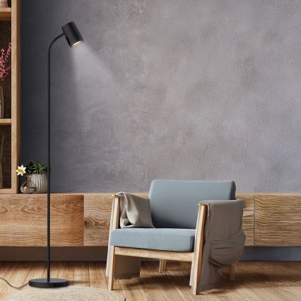 Lampadaire FELIX 1xGU10/9W/230V noir