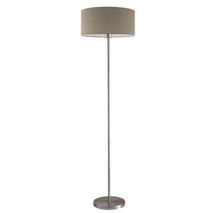 Lampadaire LED TUNJA 1xE27/20W/230V diam. 38 cm chrome mat/taupe