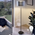 Lampadaire LED TUNJA 1xE27/20W/230V Ø 38 cm noir/gris