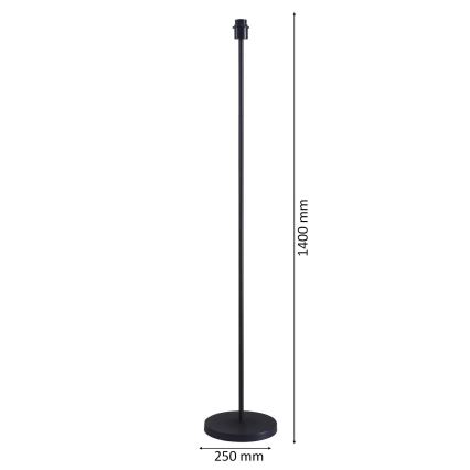Lampadaire LED TUNJA 1xE27/20W/230V Ø 38 cm noir