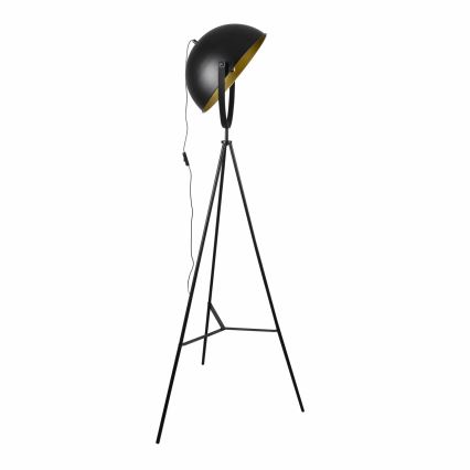 Lampadaire MATYLDA 1xE27/20W/230V noir/doré