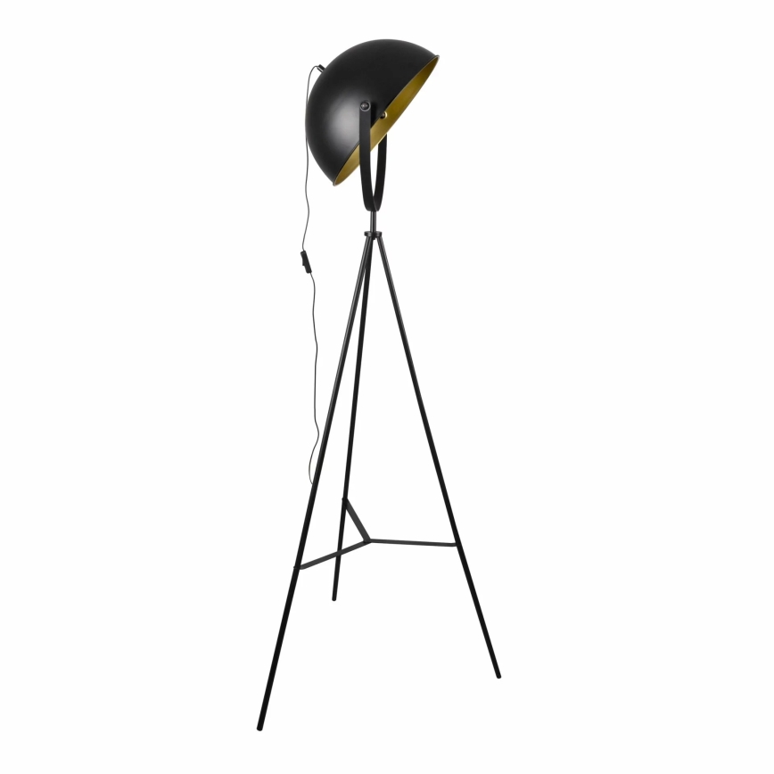 Lampadaire MATYLDA 1xE27/20W/230V noir/doré