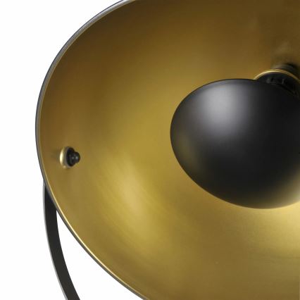 Lampadaire MATYLDA 1xE27/20W/230V noir/doré
