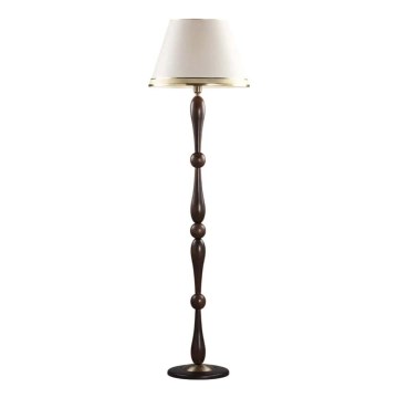Lampadaire OLYMP 1xE27/40W/230V marron/crème