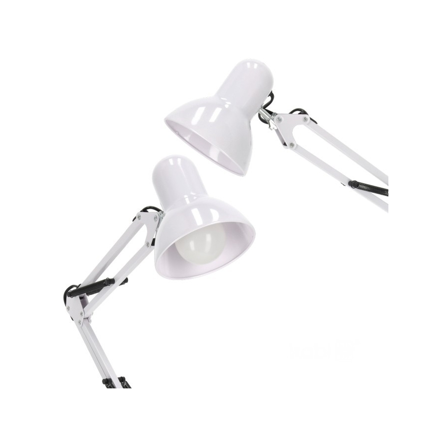 Lampadaire orientable AURIQ 1xE27/60W/230V 184 cm blanc