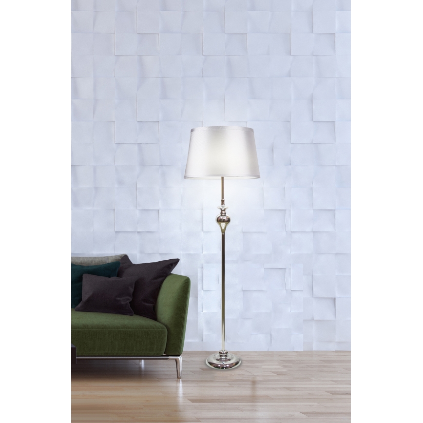 Lampadaire PRIMA 1xE27/60W/230V argent/chrome brillant