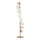 Lampadaire SIMAY 8xE27/40W/230V doré/blanc