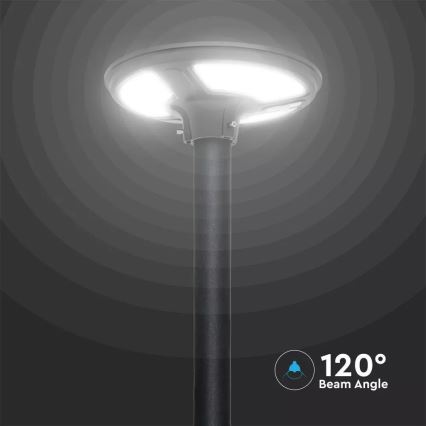 Lampadaire solaire avec détecteur LED/7,5W/3,2V IP65 4000K 15000 mAh + Télécommande