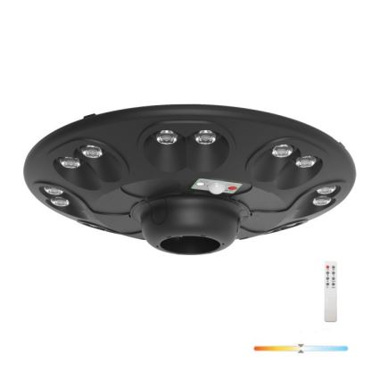 Lampadaire solaire LED avec capteur LUVIA LED/15W/3,2V 4000K IP54 5400 mAh + télécommande