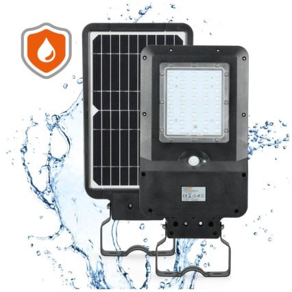 Lampadaire solaire LED avec capteur STREET LED/15W/7,4V 4000K IP65 5400 mAh