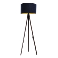 Lampadaire STANDART 1xE27/60W/230V bleu/wenge
