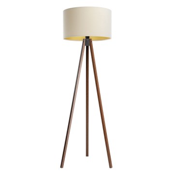 Lampadaire STANDART 1xE27/60W/230V crème/wenge