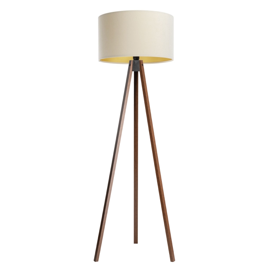 Lampadaire STANDART 1xE27/60W/230V crème/wenge