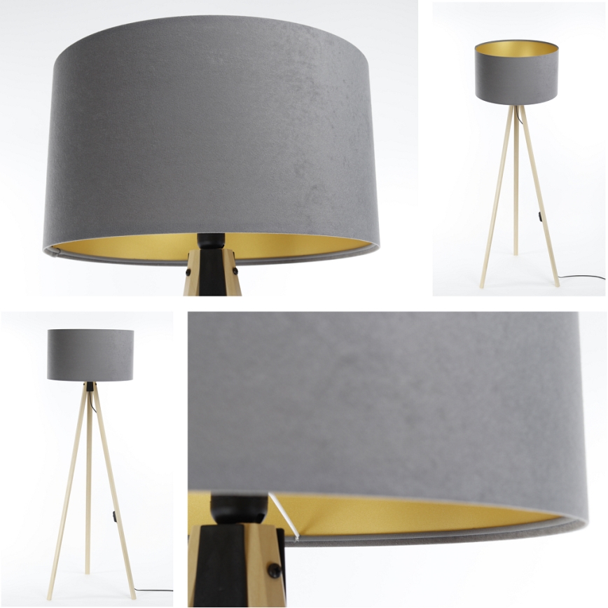 Lampadaire STANDART 1xE27/60W/230V gris/beige