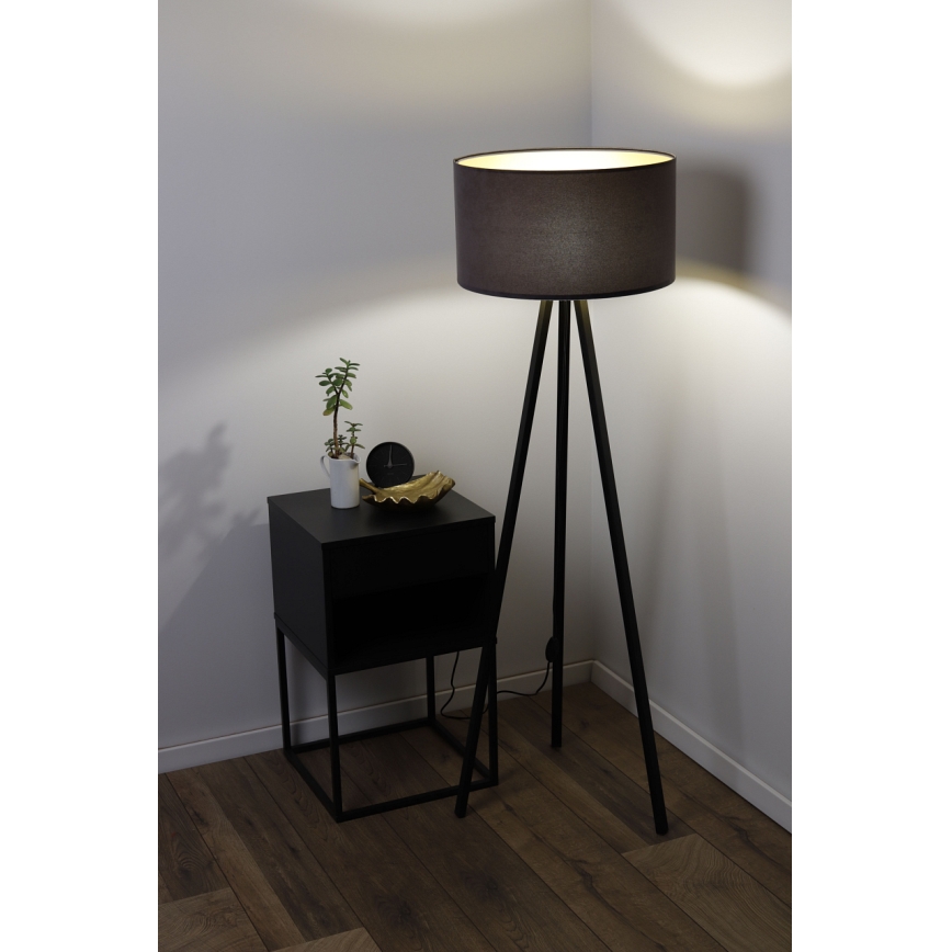 Lampadaire STANDART 1xE27/60W/230V gris/wenge