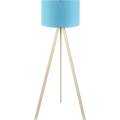 Lampadaire sur pied AYD 1xE27/40W/230V bleu/beige