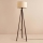Lampadaire sur pied AYD 1xE27/40W/230V marron/beige