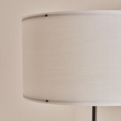 Lampadaire sur pied AYD 1xE27/40W/230V marron/blanc