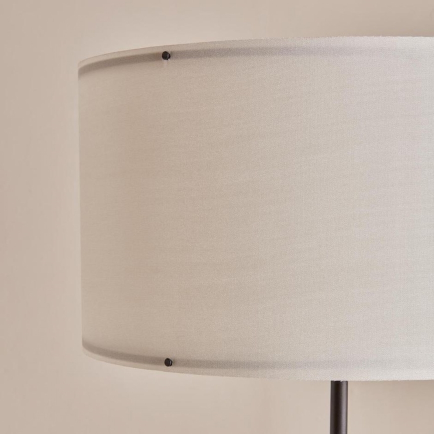 Lampadaire sur pied AYD 1xE27/40W/230V marron/blanc