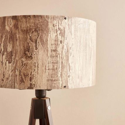 Lampadaire sur pied AYD 1xE27/40W/230V marron